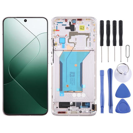 For Xiaomi 14 AMOLED Original LCD Screen Digitizer Full Assembly with Frame, For Xiaomi 14(Original Disassembled)