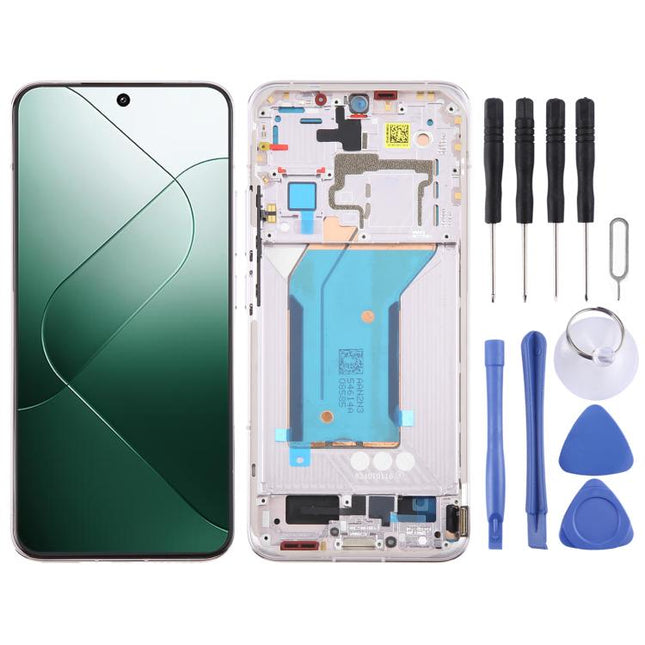 For Xiaomi 14 AMOLED Original LCD Screen Digitizer Full Assembly with Frame, For Xiaomi 14(Original Disassembled)