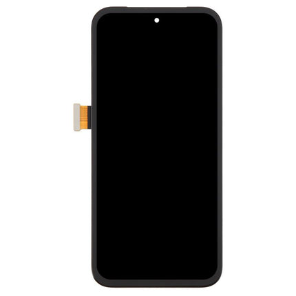 For Google Pixel 8A GKV4X G6GPR G8HHN Original LCD Screen Digitizer Full Assembly with Frame, Including Fingerprint Flex Cable, For Google Pixel 8A(Original)