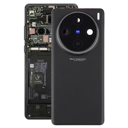 For vivo X100 Pro 5G V2324A V2309 Original Back Cover with Camera Lens Cover, For vivo X100 Pro 5G(Original with Camera Cover)