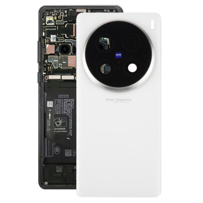 For vivo X100 Ultra 5G V2366GA V2366HA Original Back Cover with Camera Lens Cover, For vivo X100 Ultra 5G(Original with Camera Cover)