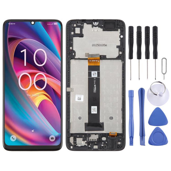 For TCL K32 LCD Screen Digitizer Full Assembly with Frame, For TCL K32