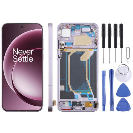 For OnePlus 15 CPH2747 CPH2745 PLK110 CPH2749 Original LCD Screen Digitizer Full Assembly with Frame, For OnePlus 15(Original)