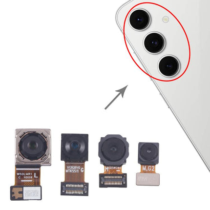 For Samsung Galaxy S24 FE SM-S721B Original Camera Set (Telephoto + Wide + Back Main Camera + Front Camera), For Samsung Galaxy S24 FE(Original)