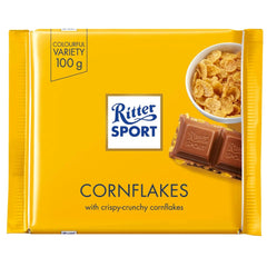 Ritter Sport milk chocolate with cornflakes bar