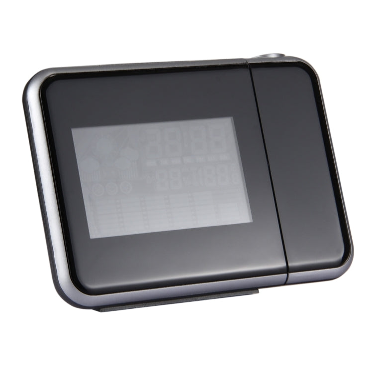 Multifunctional Digital Color LCD Display LED Projection Alarm Clock with Weather Station / Temperature / Humidity / Calendar