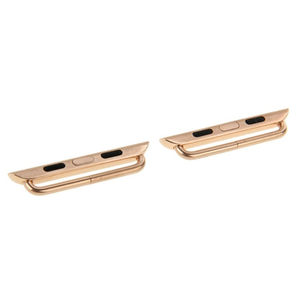 2 PCS for Apple Watch 38mm Metal Strap Connector Metal Buckle with Screwdrivers Tool