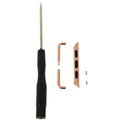 2 PCS for Apple Watch 38mm Metal Strap Connector Metal Buckle with Screwdrivers Tool
