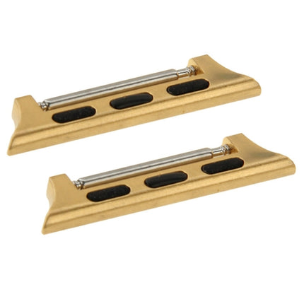 2 PCS for Apple Watch 38mm Metal Strap Connector Metal Buckle