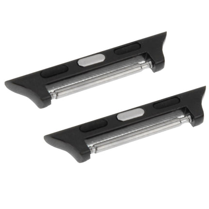 2 PCS for Apple Watch 42mm Metal Strap Connector Metal Buckle