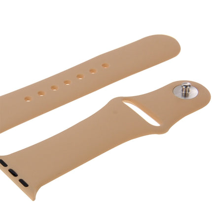 For Apple Watch Sport 38mm High-performance Rubber Sport Watch Band with Pin-and-tuck Closure