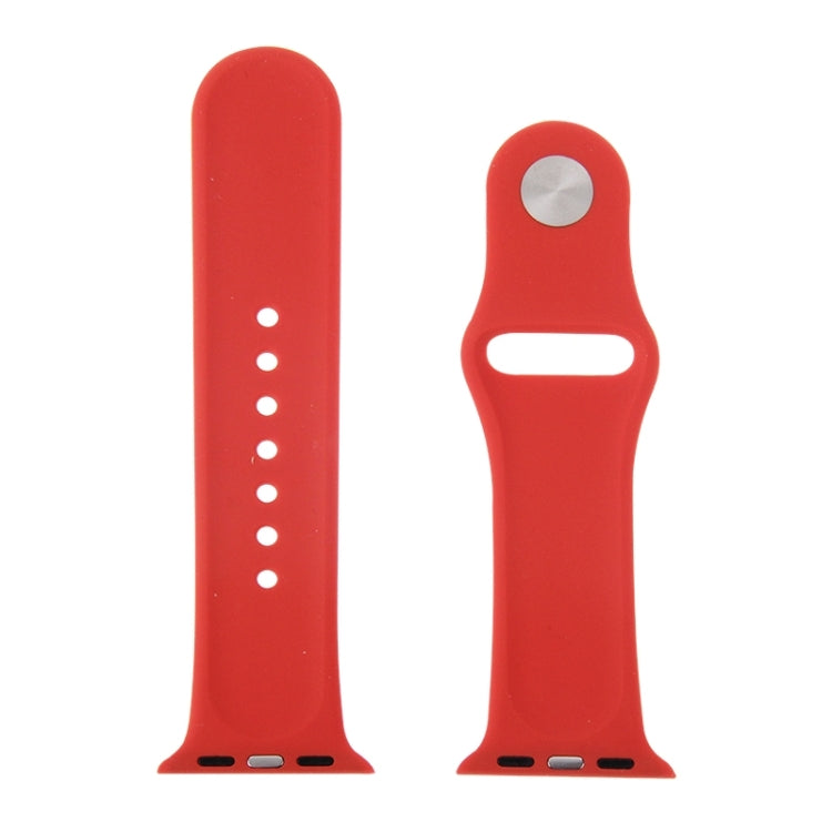 For Apple Watch Sport 38mm High-performance Rubber Sport Watch Band with Pin-and-tuck Closure