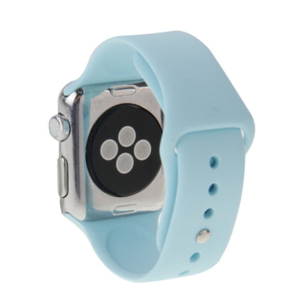 For Apple Watch Sport 38mm High-performance Rubber Sport Watch Band with Pin-and-tuck Closure
