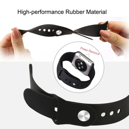 Correa deportiva de goma de alto rendimiento y larga duración para Apple Watch Sport de 42 mm con cierre de pasador
