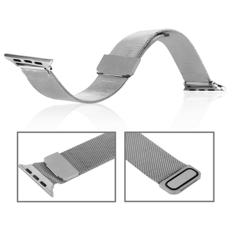 For Apple Watch 42mm Milanese Loop Magnetic Stainless Steel Watch Band