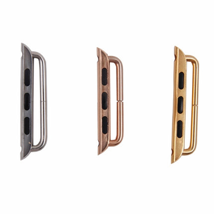 For Apple Watch 38 / 40 / 41mmMetal Strap Connector Metal Buckle, Pair