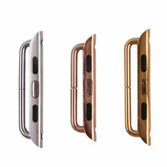 For Apple Watch 38 / 40 / 41mmMetal Strap Connector Metal Buckle, Pair