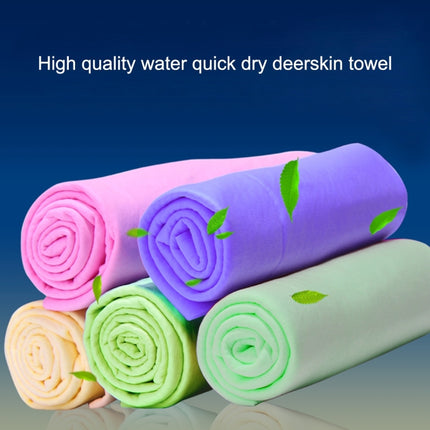 KANEED Synthetic Chamois Drying Towel Super Absorbent PVA Shammy Cloth for Fast Drying of Car, Size: 43 x 32 x 0.2cm, Drying Towel Super Absorbent PVA Shammy Cloth