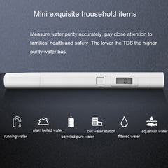 Original Xiaomi Superb Accurate Mini Exquisite Easy-to-use Water Purity Tester Water Quality TDS Tester, Original Xiaomi Water Tester