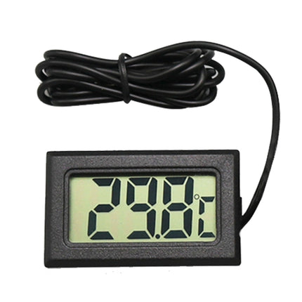 Mini LCD Digital Thermometer for Fridge Freezer, Insert Size 46mm x 26.6mm, Cable Length 1m