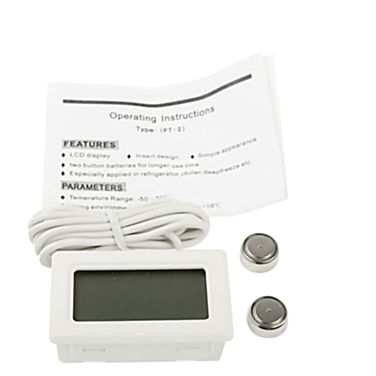 Mini LCD Indoor Digital Thermometer , White