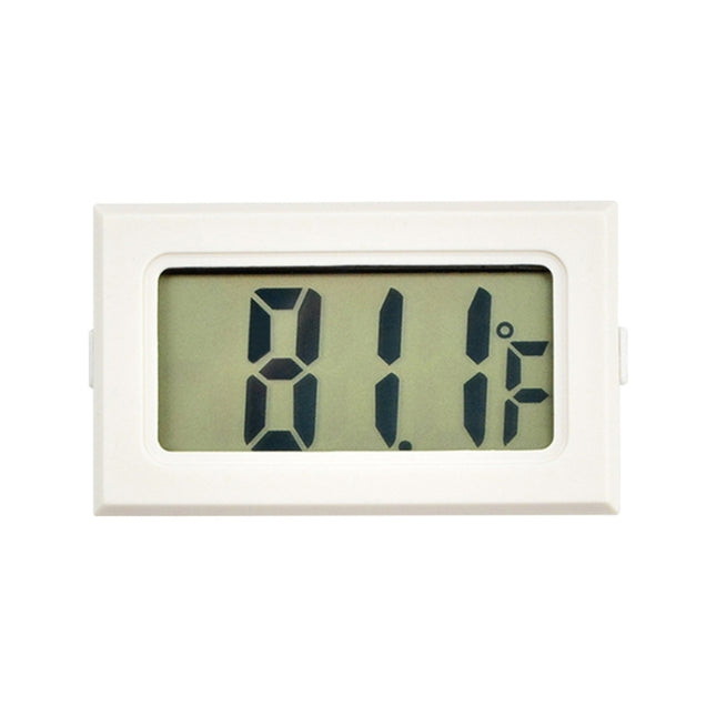 Mini LCD Indoor Digital Thermometer (Fahrenheit Display), White