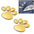 Footprint Pattern (Size: 7cm x 6cm) / Gold