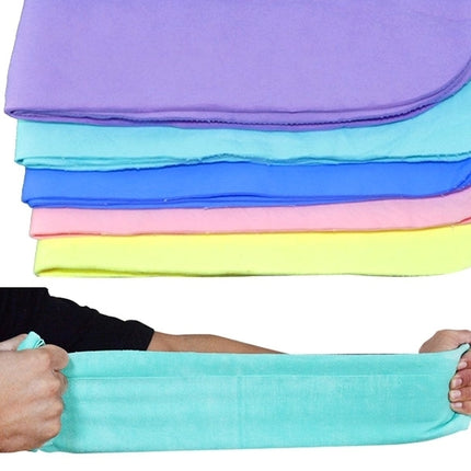 KANEED Super Absorption Clean Cham PVA Synthetic Chamois Car Wash Towel, Random Color Delivery, Size: 43cm x 32cm x 0.2cm