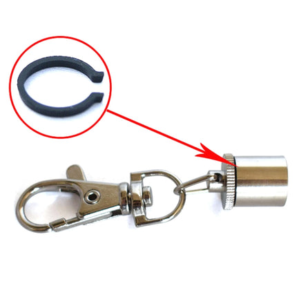 Adorno colgante parpadeante de dos colores con forma de cilindro para perro mascota de nuevo estilo, colgante parpadeante