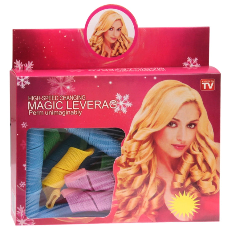 16 x Magic Leverage Circle Hair Styling Roller Curler