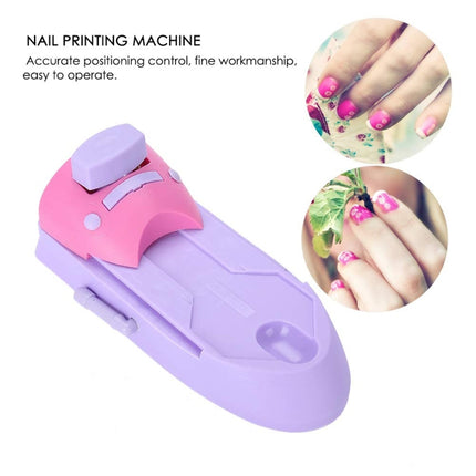 DIY Nail Art Printing Stamp Machine Set