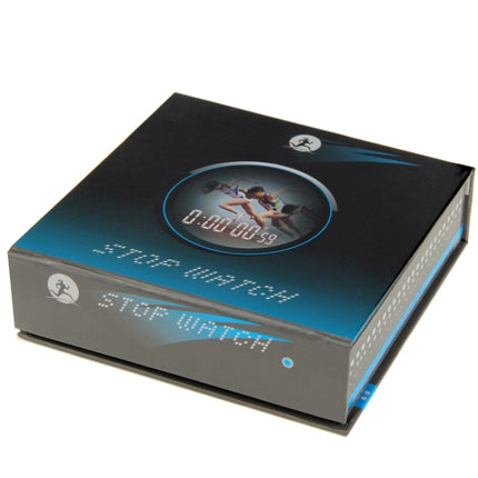 PS528 Metal Stopwatch Professional Chronograph Handheld Digital LCD Sports Counter Timer with Strap, PS528