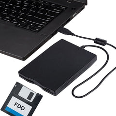 3.5 inch 1.44MB FDD Portable USB External Floppy Diskette Drive for Laptop, Desktop