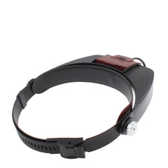 Headband Style 1.5X / 3X / 8.5X / 10X Magnifier with 2 LED Lights, MG81007-A(Brown), MG81007-A(Grey)