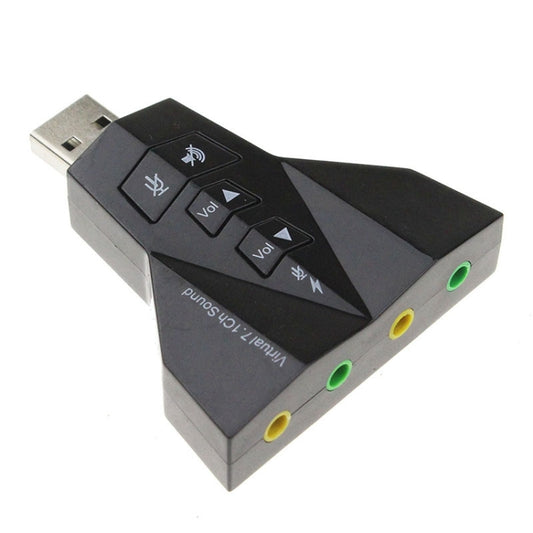 2.1 Channel USB Sound Adapter (Double USB Microphone,Double USB Headset)