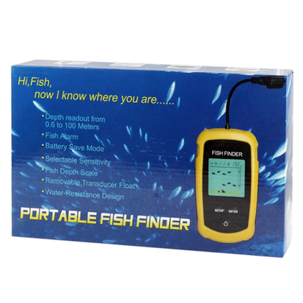 Portable Fish Finder with 2.0 inch Display, Depth Readings From 2.0 to 328ft (0.6-100m), Operating Range:0.6-100m