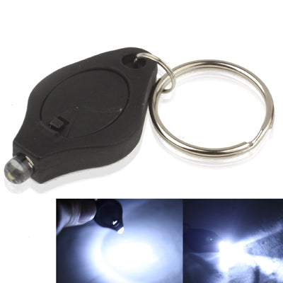 Mini LED Flashlight, White Light, Transparent, Yellow, Purple, Blue, Black, Pink, Green