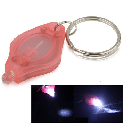 Mini LED Flashlight, White Light, Transparent, Yellow, Purple, Blue, Black, Pink, Green