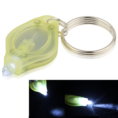 Mini LED Flashlight, White Light, Transparent, Yellow, Purple, Blue, Black, Pink, Green
