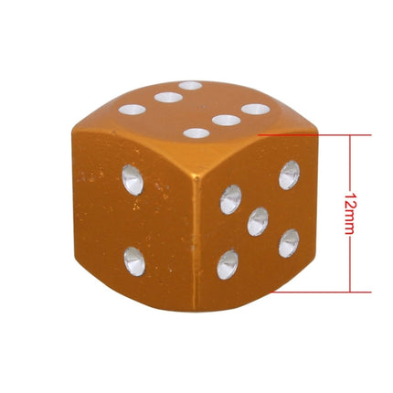 Universal 8mm Dice Style Aluminium Alloy Car Tire Valve Caps, Pack of 4, Dice Style  5, Dice Style 4, Dice Style, Dice Shape 5, Dice Style 5