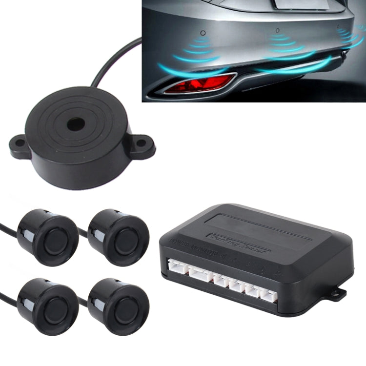 Auto Electromagnetic Back-Up Parking 4 x Sensors, Detecting Distance: 0.3-3m
