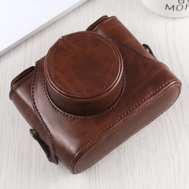 Full Body Camera PU Leather Case Bag with Strap for FUJIFILM X10 / X20