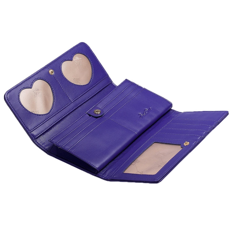 Just Star 3-fold Dreamlike Pattern Printing Long Wallet