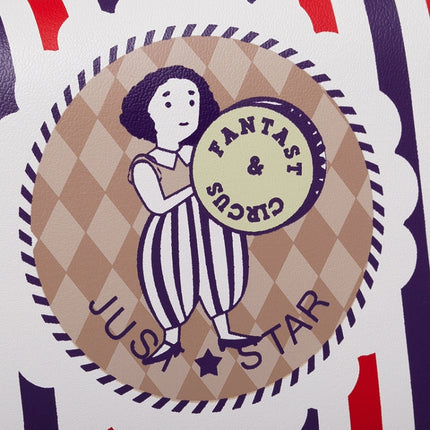 Just Star 3-fold Dreamlike Pattern Printing Long Wallet