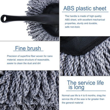 KANEED SL-915 Car Dash Duster Washable Microfiber Interior and Exterior Surface Cleaner Wax Treated Professional Detailing Tool, Size: 34 x 19cm, Surface Cleaner, Surface Cleaner Blue