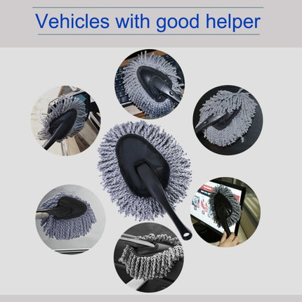 KANEED SL-915 Car Dash Duster Washable Microfiber Interior and Exterior Surface Cleaner Wax Treated Professional Detailing Tool, Size: 34 x 19cm, Surface Cleaner, Surface Cleaner Blue