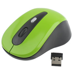 2.4GHz Wireless Optical Mouse with USB Receiver, Plug and Play, Working Distance up to 10 Meters