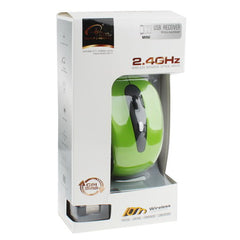 2.4GHz Wireless Optical Mouse with USB Receiver, Plug and Play, Working Distance up to 10 Meters