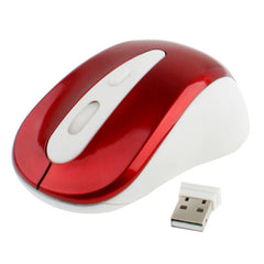 2.4GHz Wireless Optical Mouse with USB Receiver, Plug and Play, Working Distance up to 10 Meters