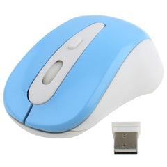 2.4GHz Wireless Optical Mouse with USB Receiver, Plug and Play, Working Distance up to 10 Meters